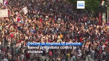 Belgrado scende in piazza contro la violenza, le armi e il populismo di Vučić