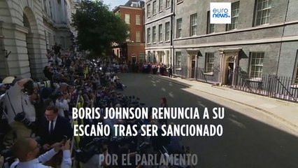 Boris Johnson renuncia a su cargo de diputado tras ser sancionado por engañar al Parlamento