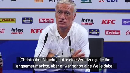 Download Video: Deschamps zu Nkunku: Fortschritte bei Leipzig gemacht