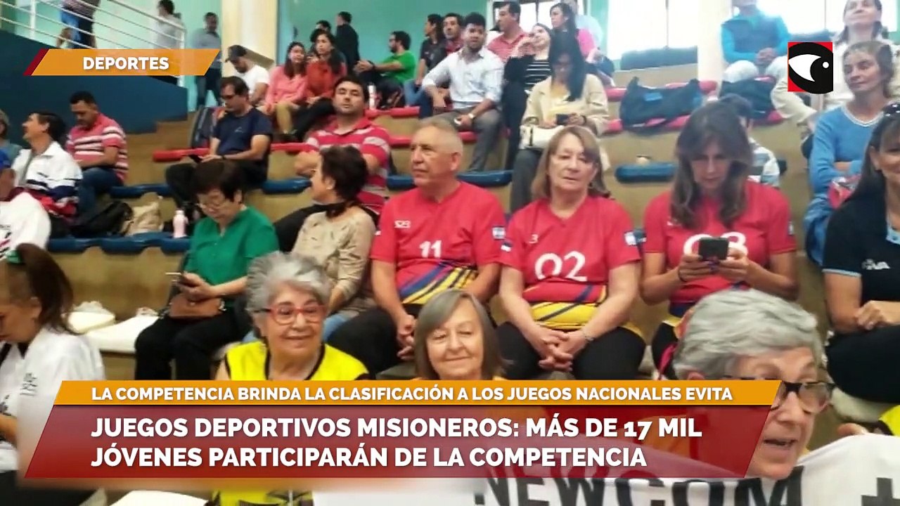 Juegos deportivos misioneros más de 17 mil jóvenes participarán de la competencia