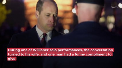 "Your Wife's Not Bad": Prince William Jokes With Patient