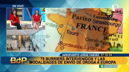 Cayeron 78 burriers con diferentes modalidades de envío de droga a Europa, en lo que va del año