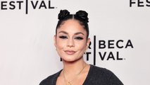 Vanessa Hudgens Wore a Midriff and Back-Baring Cutout Dress With Space Buns