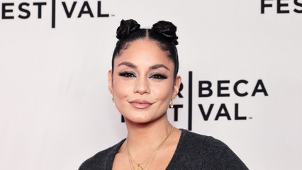 Vanessa Hudgens Wore a Midriff and Back-Baring Cutout Dress With Space Buns