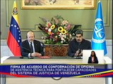 Gobierno Venezolano y la CPI firman acuerdo para fortalecer capacidades del sistema de justicia