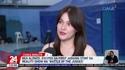 Bea Alonzo, excited sa first judging stint sa reality show na "Battle of the Judges" | 24 Oras