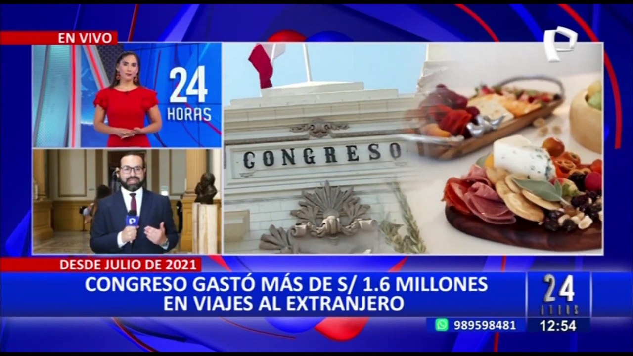 Congreso gastó más de 1.6 millones de soles en viajes al extranjero