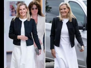 Sophie, la duchesse d'Édimbourg "a l'air si pure" vêtue d'une robe blanche à 295 £ de ME + EM aujour