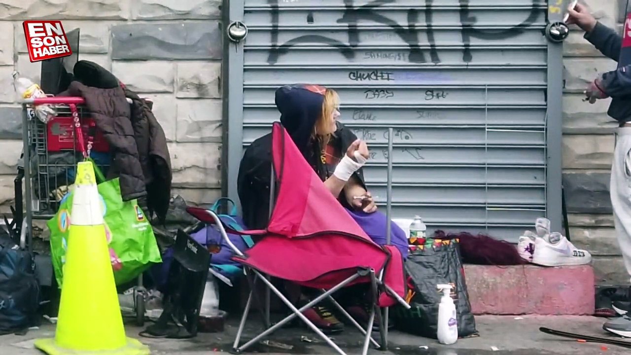 ABD'nin başı uyuşturucu bağımlılığıyla dertte: Sokaklar bağımlıların yuvası oldu