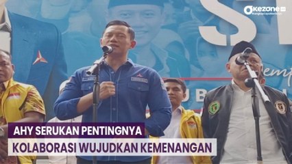 Terima Kedatangan KIB, AHY Serukan Pentingnya Kolaborasi Wujudkan Kemenangan