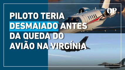 Avião perseguido por caças na Virgínia: Piloto de caça afirma ter visto piloto de avião desmaiado