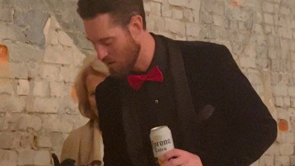 'He Wasn't Ready!' - Visible confusion on groomsman's face as he witnesses cake cruelty