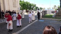 Corteo funebre per Monsignor Luigi Marrucci, vescovo emerito della Diocesi di Civitavecchia e Tarquinia