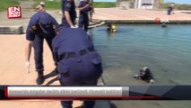 Samsun'da dalgıçlar denizin dibini temizledi: Otomobil lastikleri çıktı