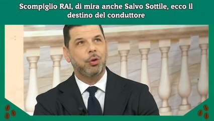 Scompiglio RAI, di mira anche Salvo Sottile, ecco il destino del conduttore