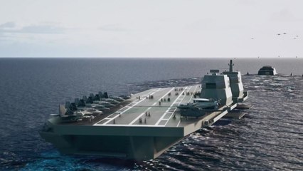 몸집 키운 한국형 항공모함...화력격멸훈련 실시 / YTN