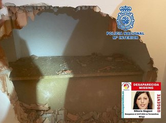 La Policía Nacional localiza el cadáver de Sibora Gagani en la pared de una vivienda
