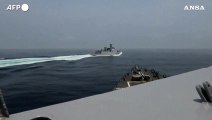 Stretto di Taiwan, sfiorata la collisione tra navi Usa e Cina