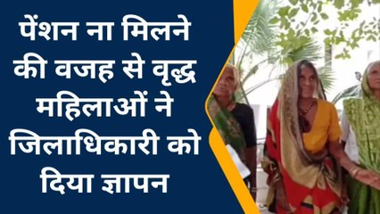 ललितपुर: महिलाओं को नहीं मिल रहा वृद्धा पेंशन का लाभ, जिलाधिकारी को दिया ज्ञापन