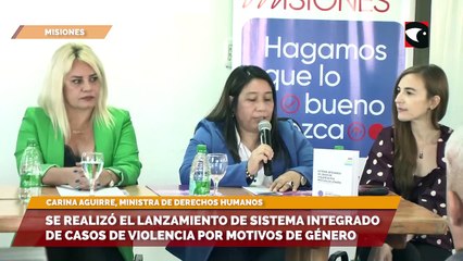 Se realizó el lanzamiento de Sistema Integrado de Casos de Violencia por motivos de género