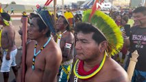 مردم بومی برزیل در اعتراض به قانونی علیه سرزمین‌های اجدادی‌شان راهپیمایی کردند