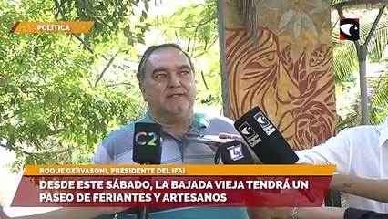 Desde este sábado, la Bajada Vieja tendrá un paseo de feriantes y artesanos -