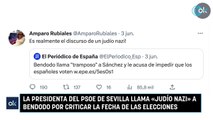 La presidenta del PSOE de Sevilla llama «judío nazi» a Bendodo por criticar la fecha de las elecciones