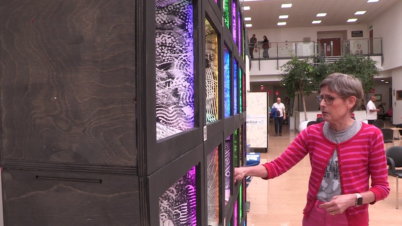 Hospital sculpture shows reality of life with Eczema