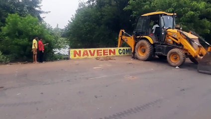 देखो.. बीएसपी ने पाइप लाइन का संधारण करने रास्ता किया बंद