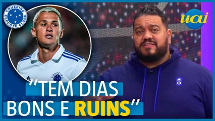 Cruzeiro: Hugão elogia Vital, mas diz que é inconsistente