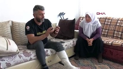 Ankara'da inşaat işçilerine çarpan araç kaçtı