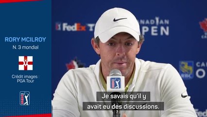 Fusion PGA-LIV - McIlroy : "Des émotions mitigées"