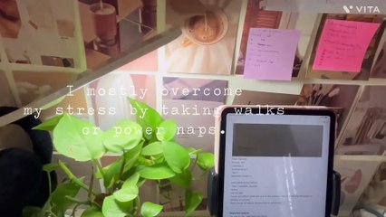 Study Vlog  productive studying aesthetic