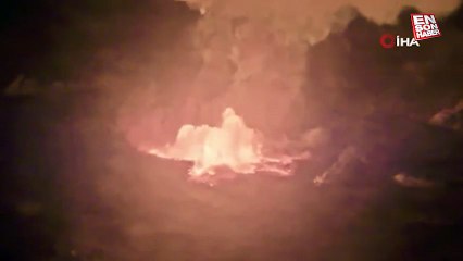 Hawaii'deki Kilauea Yanardağı'nda patlama