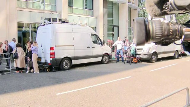 Harry leaves court after giving evidence in hacking trial