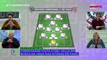 Provável Corinthians para enfrentar o Del Valle