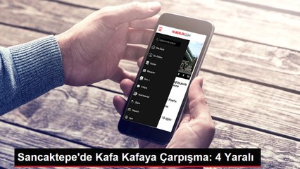 Sancaktepe'de Kafa Kafaya Çarpışma: 4 Yaralı