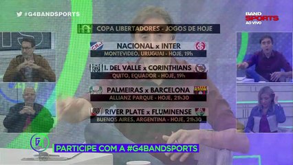 G4 projeta jogos da Libertadores nesta quarta-feira