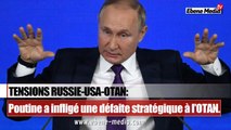 Poutine a infligé une défaite stratégique à l'OTAN et aux Etats-Unis.