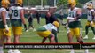 Offensive Linemen, Outside Linebackers at Green Bay Packers OTAs