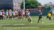 Christian Watson, Aaron Jones During Week 3 of Packers OTAs