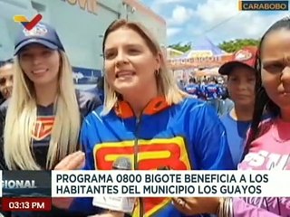 Programa 0800-BIGOTE favorece a habitantes del municipio Los Guayos en el estado Carabobo