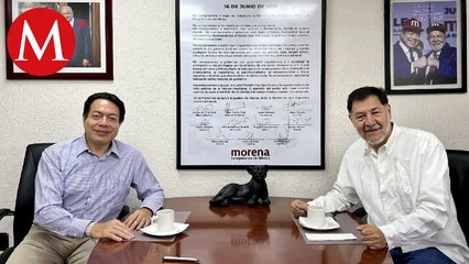 Mario Delgado se reúne con Noroña para invitarlo al Consejo Nacional de Morena este domingo