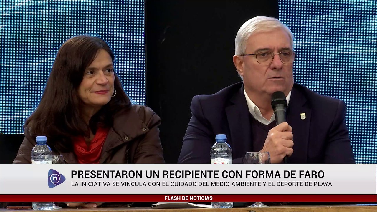 ALUMNOS PRESENTARON RECIPIENTE FARO