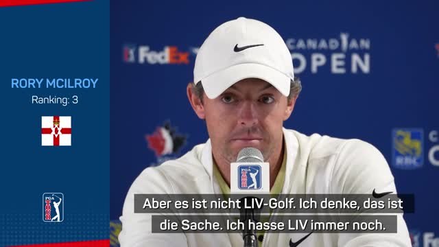McIlroy: Ich hasse LIV immer noch