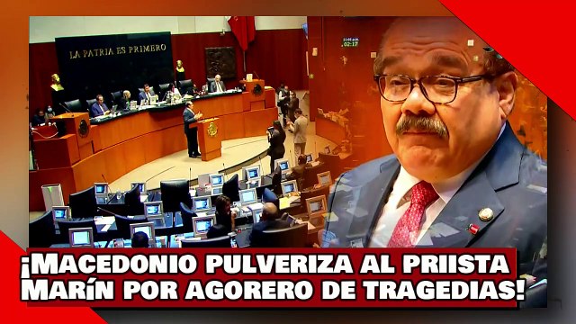¡VEAN! ¡Salgado Macedonio pulveriza al priista Ramírez Marín por andar de agorero de las tragedias!