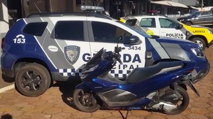 Homem é detido pilotando moto com placa clonada