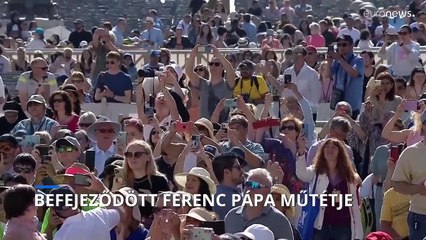 "Komplikációk nélkül" van túl a sérvműtéten Ferenc pápa