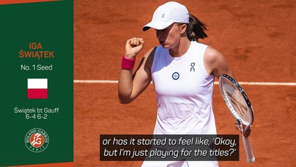 Swiatek proud of 'great achievement' after reaching third Roland Garros semi
