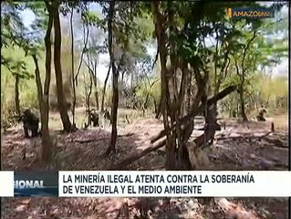 FANB continúa con la desarticulación de grupos de minería ilegal en el estado Amazonas